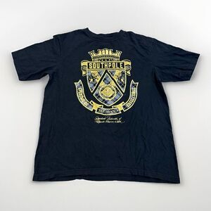 Vintage Y2K Southpole Shirt Mens L Crest Logo Emo Goth‎ Cyberpunk